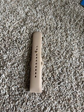 Neutral Beige Silicone Watch Band for Women